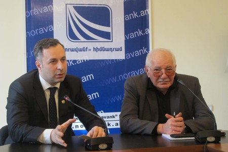 MEETING AT THE NORAVANK FOUNDATION MEETING AT THE NORAVANK FOUNDATION